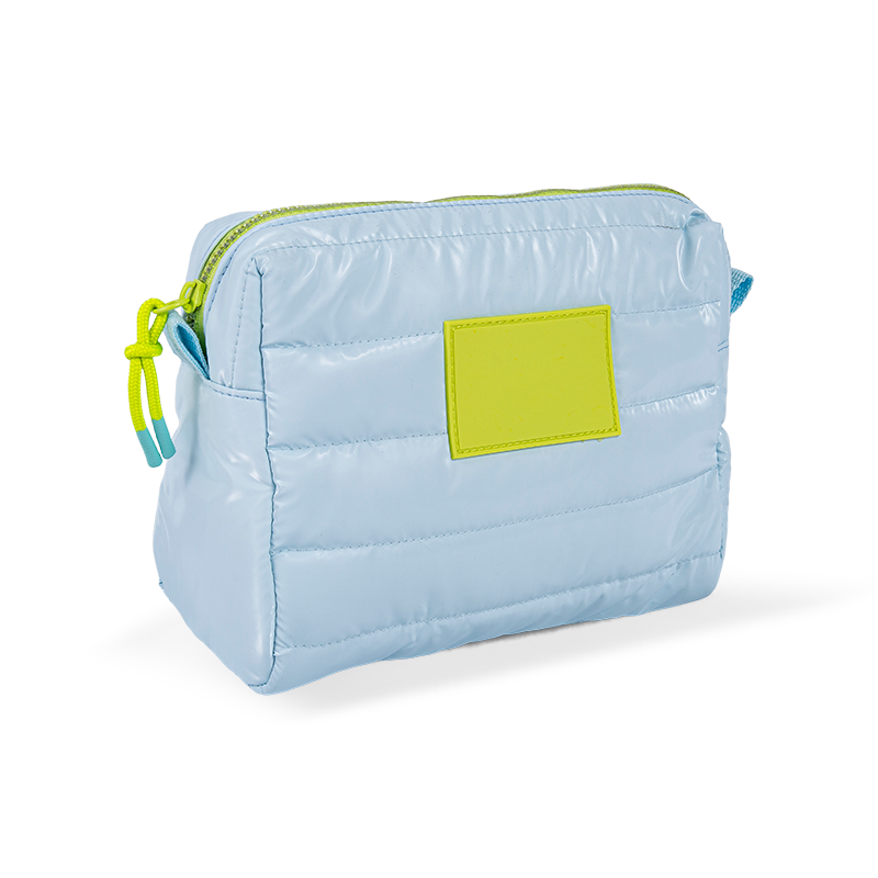 Padded Hand-Held Travel Toiletry Bag with Waterproof Lining